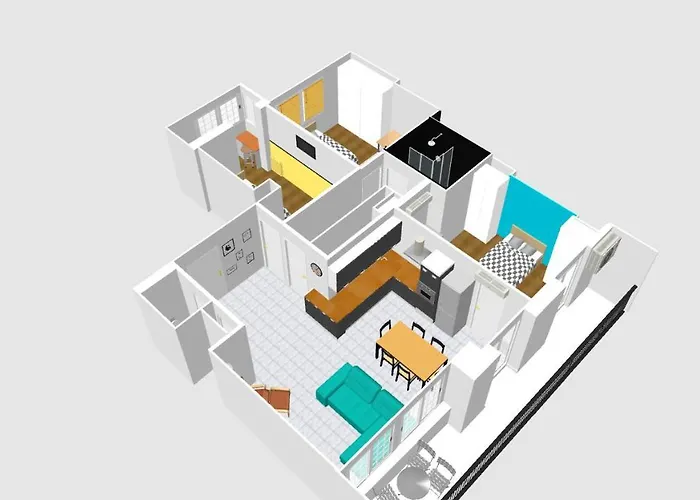 شقة 4p Modern & Secured Parking لو كانيت