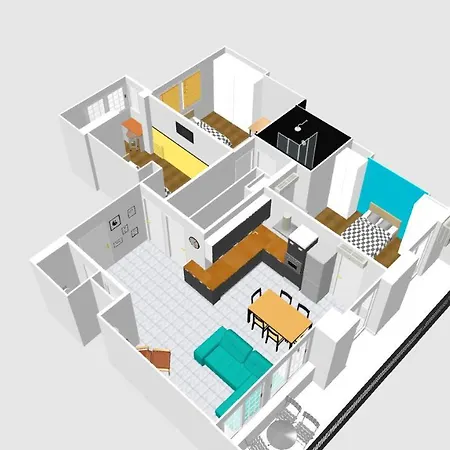 아파트 4p Modern & Secured Parking 르까네