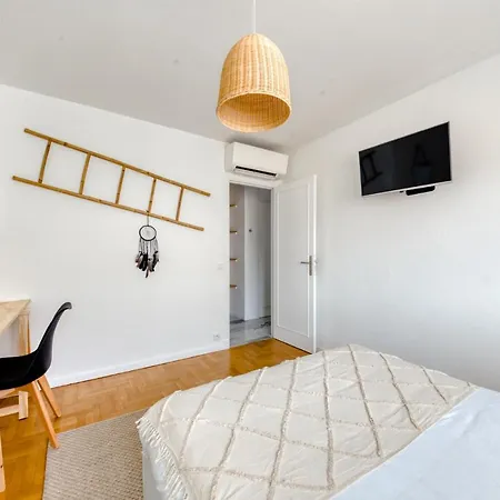 4p Modern & Secured Parking Apartment Le Cannet